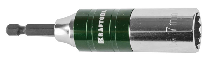 KRAFTOOL 17 мм, 1 шт, бита с торцевой головкой EXPERT 26397-17 - фото 122194