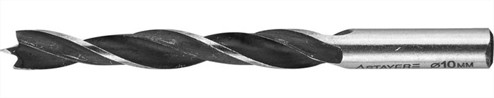 STAYER d=10 x 120/75 мм, М-образная заточка, сверло спиральное по дереву "M-type" 2942-120-10_z01 - фото 123341