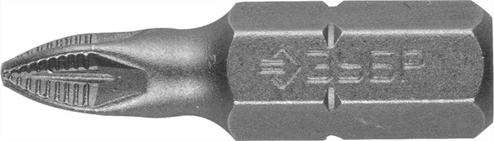 ЗУБР PZ1, 25 мм, 2 шт., биты кованые МАСТЕР 26003-1-25-2 - фото 125869