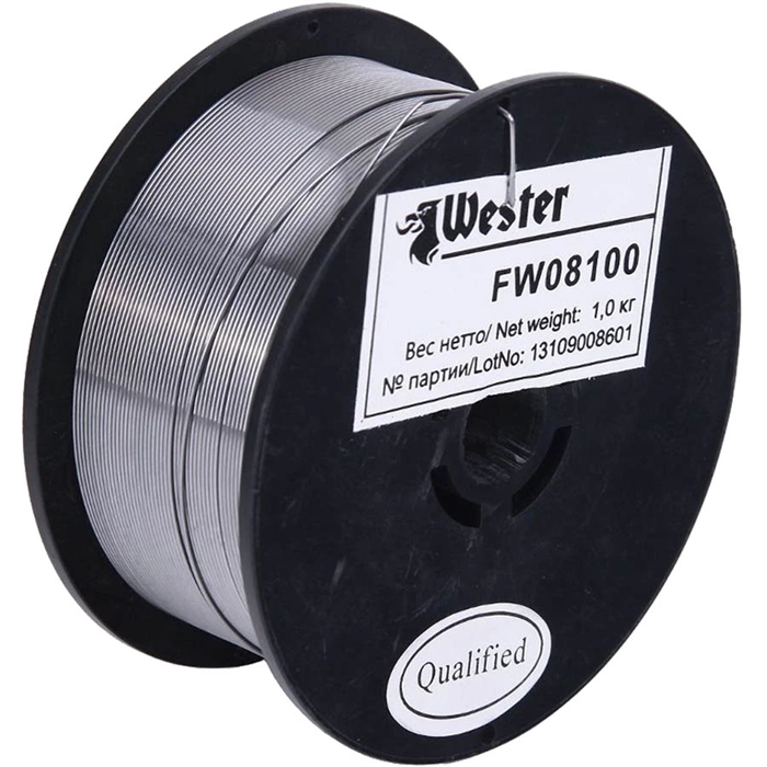 WESTER d 0,8 мм, 1 кг, флюсовая, проволока сварочная FW 08100 - фото 126015
