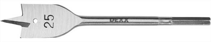 DEXX  25 x 152 мм, шестигранный хвостовик, сверло перовое по дереву 2945-25 - фото 128628