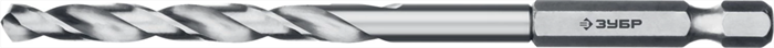 ЗУБР d 8 x 117 мм, НЕХ 1/4", класс A, Р6М5, сверло спиральное по металлу 29623-8 Профессионал - фото 128712