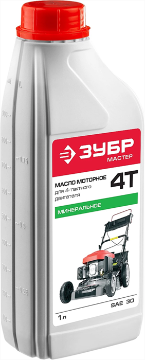 ЗУБР минеральное, масло для 4-х тактных двигателей СТАНДАРТ ЗМД-4Т-М - фото 129506
