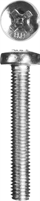 ЗУБР M6 х 60 мм, 4 шт., оцинкованный, винт DIN 7985 4-303156-06-060 - фото 130075