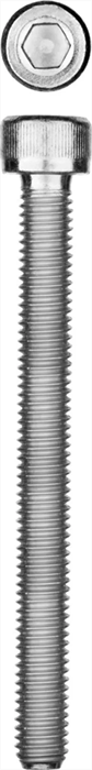 ЗУБР М10x60 мм, 5 кг (110 шт.), кл. пр. 8.8, оцинкованный, винт DIN 912 30318-10-060 - фото 130158
