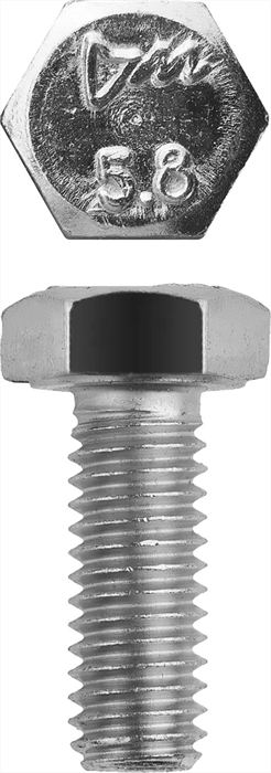 ЗУБР M6 x 12 мм, 5 кг, оцинкованный, болт ГОСТ 7798-70 303080-06-012 - фото 130251