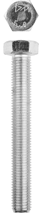 ЗУБР M16 x 120 мм, 5 кг, болт с шестигранной головкой ГОСТ 7798-70 303080-16-120 - фото 131252