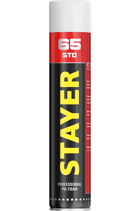STAYER 800 мл, выход до 65 л, адаптерная, монтажная пена 41134 - фото 133404