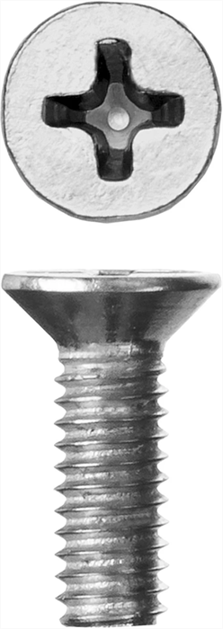 ЗУБР М4 х 12 мм, оцинкованный, винт DIN 965 303110-04-012 - фото 133407
