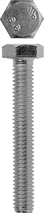 ЗУБР M10 x 80 мм, 2 шт., болт с шестигранной головкой DIN 933 4-303076-10-080 - фото 133511
