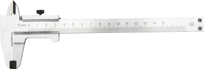150 мм, тип 1, штангенциркуль металлический 3445-150 - фото 134750
