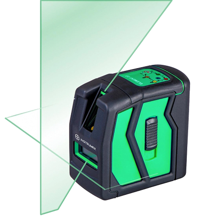 INSTRUMAX 30-70 м, ±0,2 мм/м, 2хАА, 1,5 В, лазерный уровень ELEMENT 2D GREEN - фото 134764