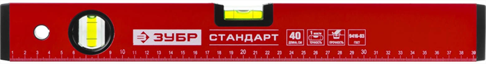 ЗУБР 400 мм, уровень коробчатый 34588-040 - фото 135396