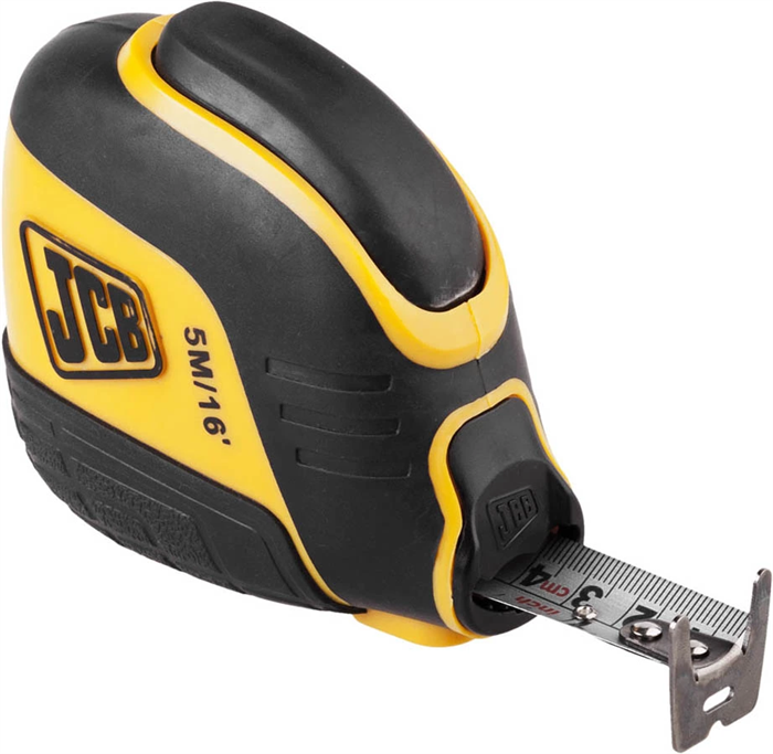 JCB 5 м, автостоп, двусторонняя шкала, двухкомпонентный корпус, рулетка JMS003 - фото 135714