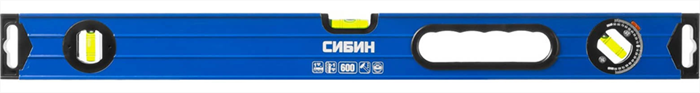 СИБИН 600 мм, уровень коробчатый усиленный 34609-060 - фото 135806