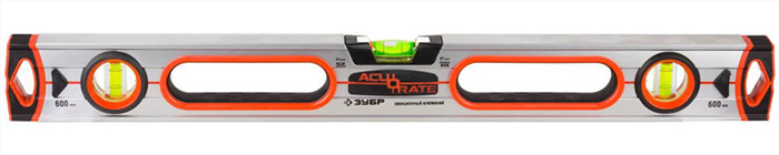 ЗУБР 600 мм, уровень коробчатый усиленный ACURATE 6 34596-060 - фото 136188