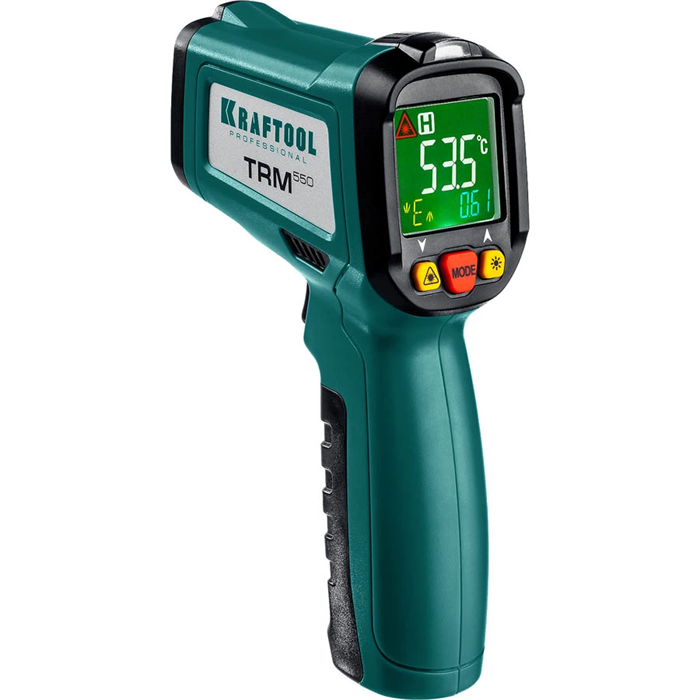 KRAFTOOL -50°С +550°С, TRM-550, пирометр инфракрасный 45705-550 - фото 136314