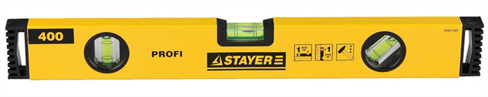 STAYER 400 мм, уровень коробчатый усиленный PROFILevel 3466-040 - фото 136331