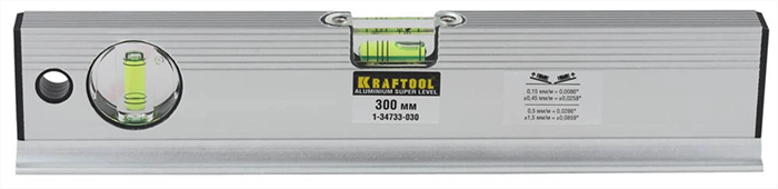 KRAFTOOL 300 мм, уровень для "водных" работ 1-34733-030 - фото 136470