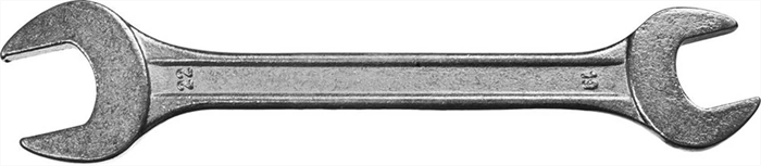 СИБИН 19х22 мм, оцинкованный, гаечный ключ рожковый 27014-19-22 - фото 136639