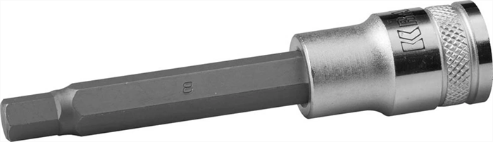 KRAFTOOL 1/2", 100 мм, S2 сталь, H8, удлиненная, фосфатированная, торцовая бита-головка INDUSTRIE QUALITAT 27909-08_z01 - фото 136703