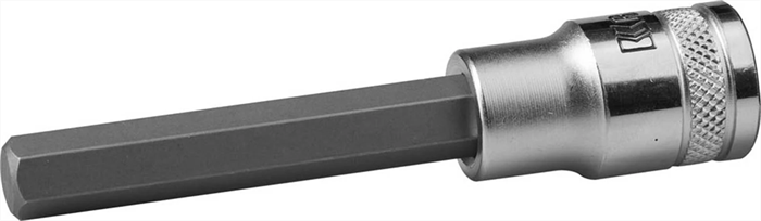 KRAFTOOL 1/2", 100 мм, S2 сталь, H10, удлиненная, сатинированная, торцовая бита-головка INDUSTRIE QUALITAT 27909-10_z01 - фото 136708