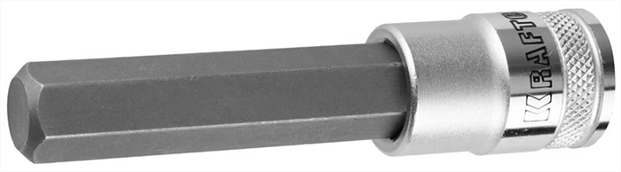 KRAFTOOL 1/2", 100 мм, S2 сталь, H14, удлиненная, фосфатированная, торцовая бита-головка INDUSTRIE QUALITAT 27909-14_z01 - фото 136731
