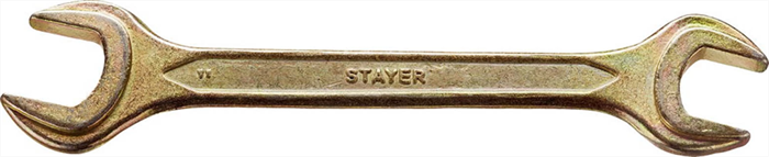 STAYER 22х24 мм, оцинкованный, гаечный ключ рожковый 27038-22-24 - фото 136825
