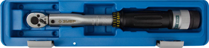 ЗУБР 1/4", 6-30 Нм, с кольцевым фиксатором, динамометрический ключ 64081-030 - фото 136830