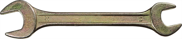 DEXX 19х22 мм, оцинкованный, гаечный ключ рожковый 27018-19-22 - фото 136881