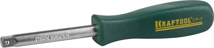 KRAFTOOL 1/4", 150 мм, хромированный, вороток для торцовых головок INDUSTRIE QUALITAT 27833_z01 - фото 137245