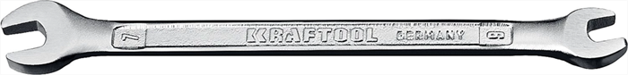 KRAFTOOL 6х7 мм, Cr-V сталь, хромированный, гаечный ключ рожковый 27033-06-07_z01 - фото 137265