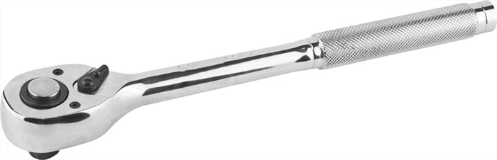 ЗУБР 1/2", 72 зубца, Cr-V сталь, цельнометаллическая, трещотка для торцовых головок 27739-1/2 - фото 137373