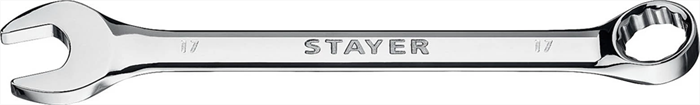 STAYER 17 мм, комбинированный гаечный ключ 27081-17_z01 - фото 137418