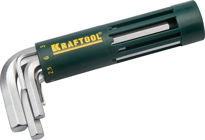 KRAFTOOL 8 шт., Cr-Mo, ключи имбусовые в наборе, короткие 27430-1_z01 - фото 137693