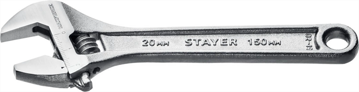STAYER 150/20 мм, ключ разводной MAX-Force 2725-15_z01 - фото 137758