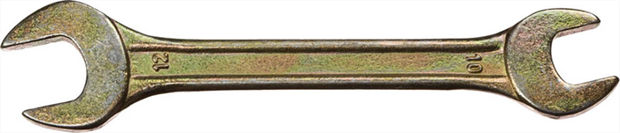 DEXX 10х12 мм, оцинкованный, гаечный ключ рожковый 27018-10-12 - фото 137905