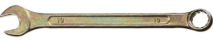 DEXX 10 мм, комбинированный гаечный ключ 27017-10 - фото 138217
