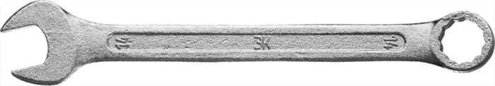 ЗУБР 14 мм, комбинированный гаечный ключ 27112-14 - фото 138312