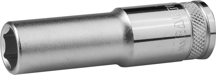 KRAFTOOL 1/2", 14 мм, Cr-V сталь, хромированная, торцовая головка удлиненная 27807-14_z01 - фото 138486