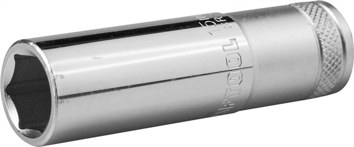 KRAFTOOL 1/2", 15 мм, Cr-V сталь, хромированная, торцовая головка удлиненная 27807-15_z01 - фото 138577