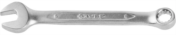 ЗУБР 6 мм, комбинированный гаечный ключ 27022-06 - фото 138877