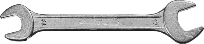 СИБИН 13х17 мм, оцинкованный, гаечный ключ рожковый 27014-13-17 - фото 139028