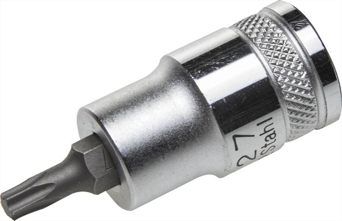 KRAFTOOL 1/2", S2 сталь, Т27, сатинированная, торцовая бита-головка "INDUSTRIE QUALITAT" 27905-27 - фото 139082