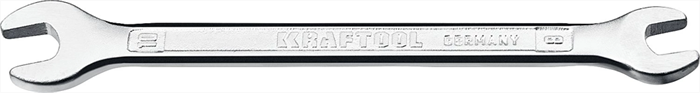 KRAFTOOL 8х10 мм, Cr-V сталь, хромированный, гаечный ключ рожковый 27033-08-10_z01 - фото 139207