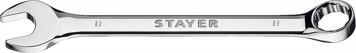 STAYER 11 мм, комбинированный гаечный ключ 27081-11_z01 - фото 139212