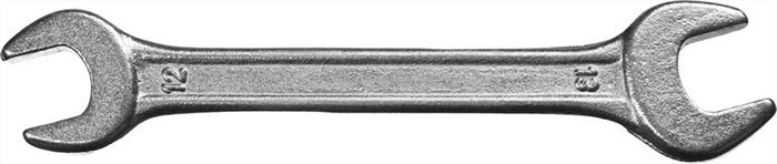 СИБИН 12х13 мм, оцинкованный, гаечный ключ рожковый 27014-12-13 - фото 139249