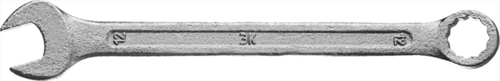ЗУБР 12 мм, комбинированный гаечный ключ 27112-12 - фото 139317
