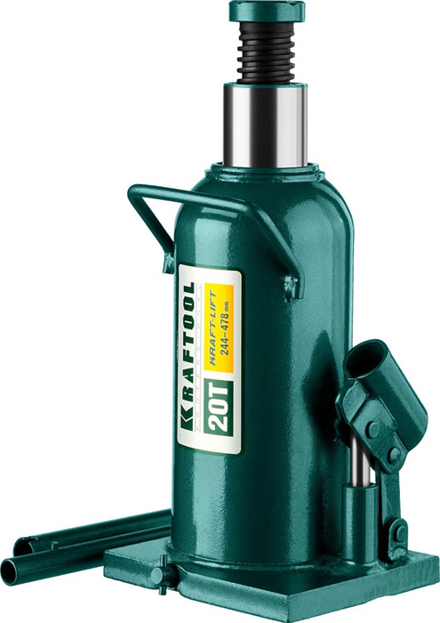 KRAFTOOL 20 т, 244-478 мм, домкрат гидравлический бутылочный сварной Kraft-Lift 43462-20_z01 - фото 139424
