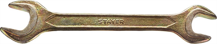 STAYER 17х19 мм, оцинкованный, гаечный ключ рожковый 27038-17-19 - фото 139601